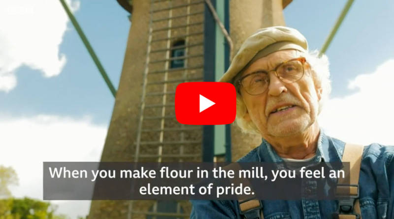 Fred Prins molenaar op BBC