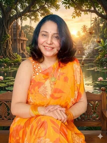 Chandni, Registered Massage Therapist and owner of SAI Massage and Wellness in Calgary