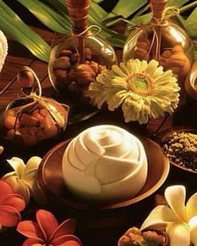 Herbal bag, oils and warm compresses used at SAI Massage and Wellness Calgary
