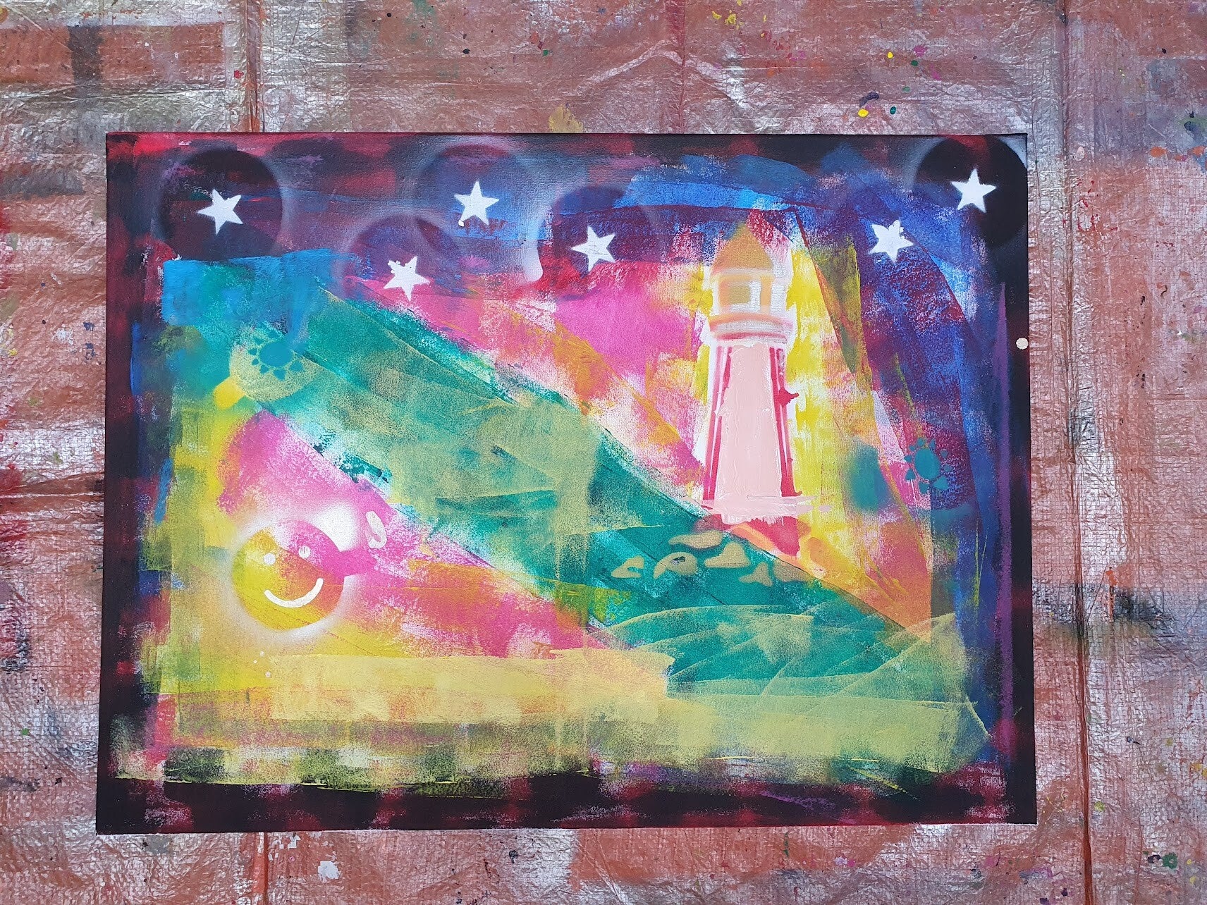 workshop graffiti modern schilderen, workshop, workshop Drenthe, workshops Drenthe, creatieve workshop, creatieve workshops, bedrijfsuitje Drenthe, creatief uitje Drenthe, workshop mannen, workshop vanaf 10 personen, workshop grote groep, Brood schilderen