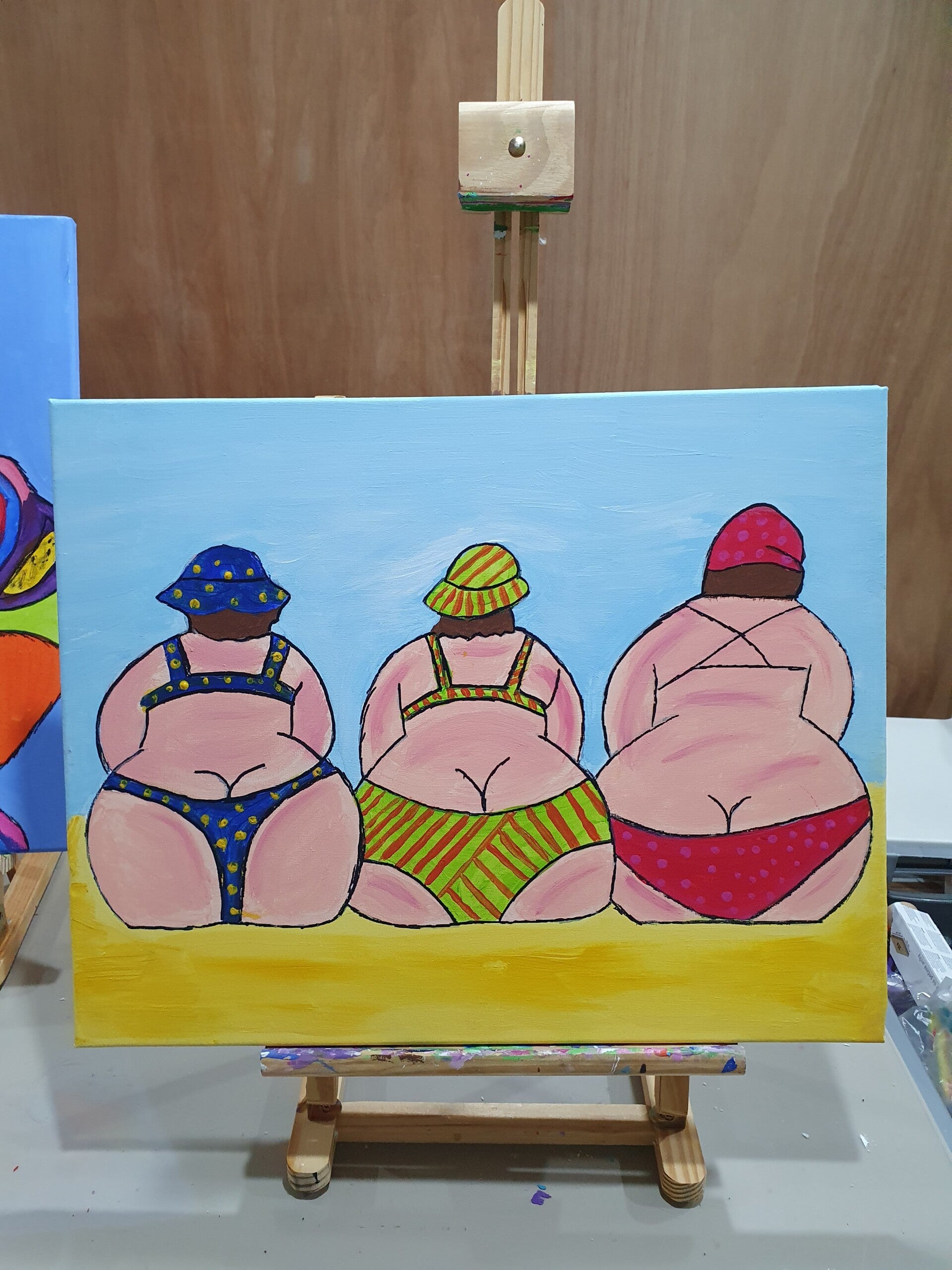 workshop het vrolijke schilderij schilderen, workshop, workshop Drenthe, workshops Drenthe, creatieve workshop, creatieve workshops, zussendag, activiteiten Drenthe, personeelsuitje, workshop koe schilderen, vrijgezellenfeest, bedrijfsfeest 