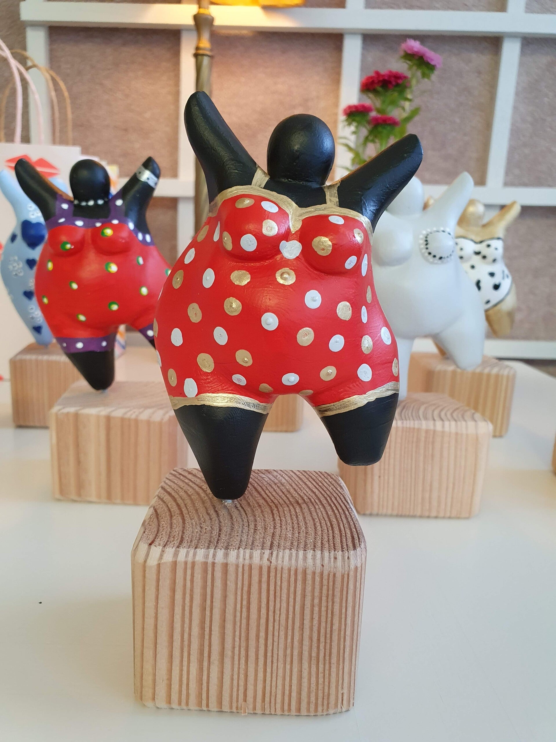 workshop beeldje dikke dame schilderen 