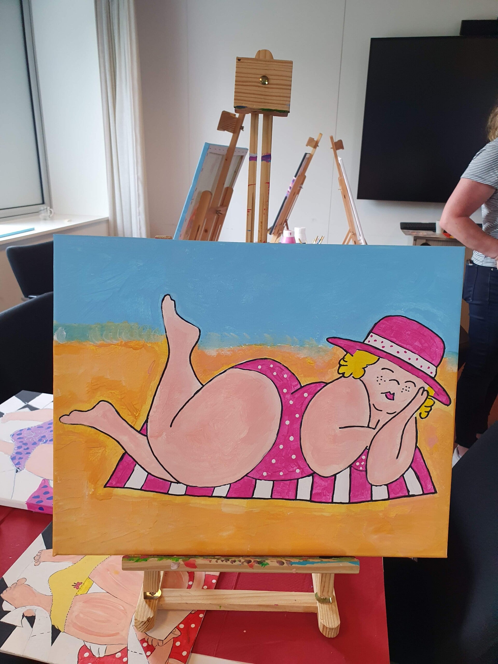 workshop, workshops, creatieve workshops, creatieve workshop, workshop drenthe, workshops drenthe, zussen uitje, dikkedamesschilderen, dikke dames schilder, workshop sieraden maken, dikke dames beeldje schilderen, workshop met vriendinnen, leuke workshops