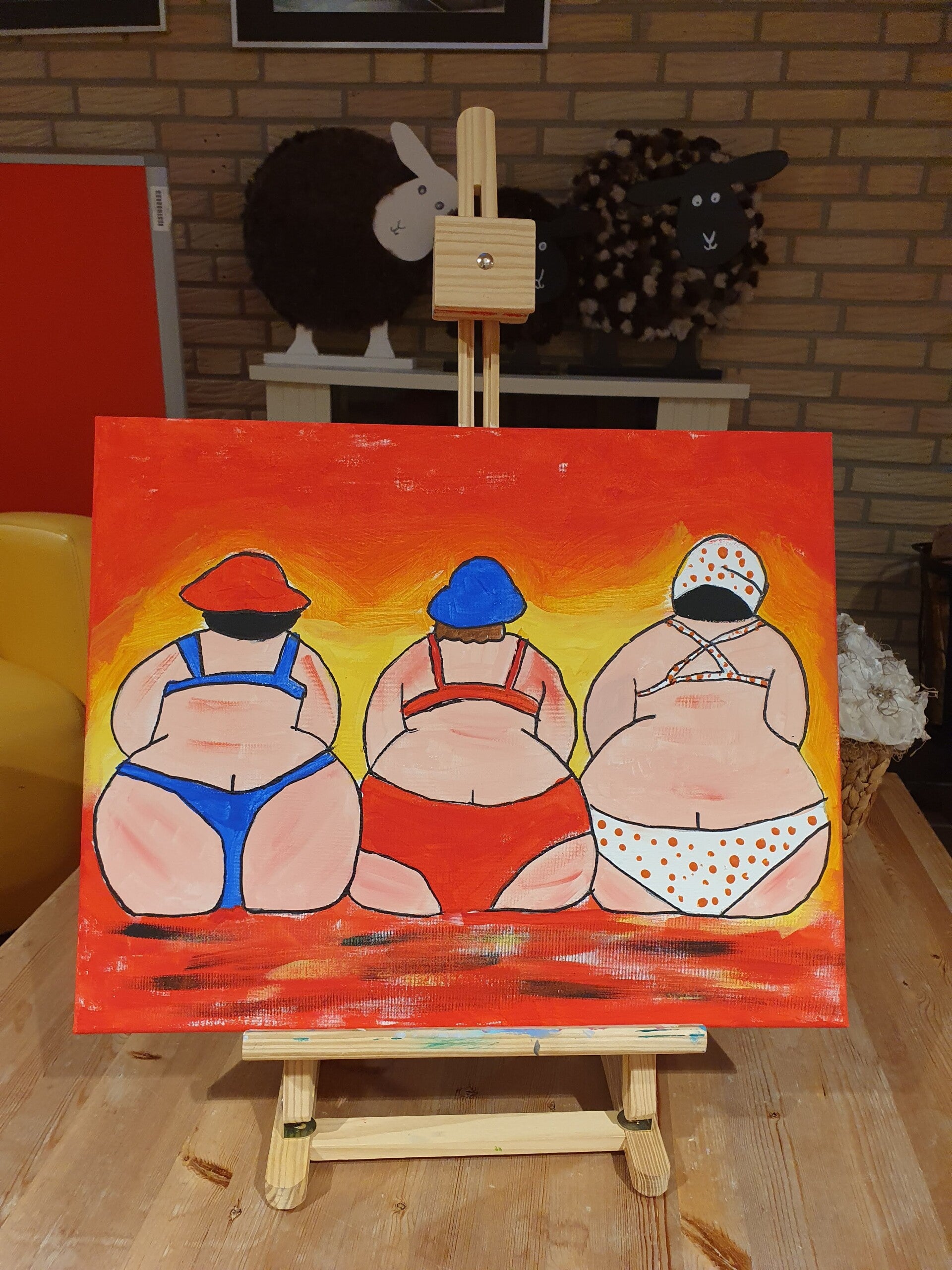 workshop, plantenhanger maken, dikke dames beeldjes, workshop dikke dames schilderen, keramiek schilderen workshop, sieraden workshop, cursus sieraden, theepot schilderen, workshop 6 letters, vriendinnen workshop, voorbeelden dikke dames schilderen