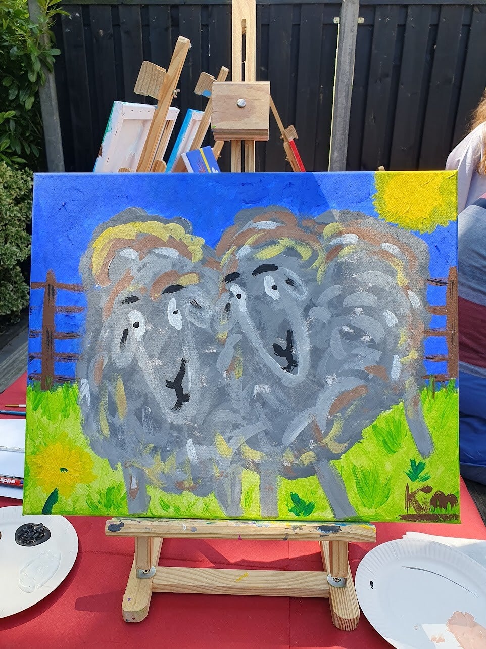 workshop het vrolijke schilderij schilderen, workshop, workshop Drenthe, workshops Drenthe, creatieve workshop, creatieve workshops, zussendag, activiteiten Drenthe, personeelsuitje, workshop koe schilderen, origineel bedrijfs uitje, bedrijfsfeest 