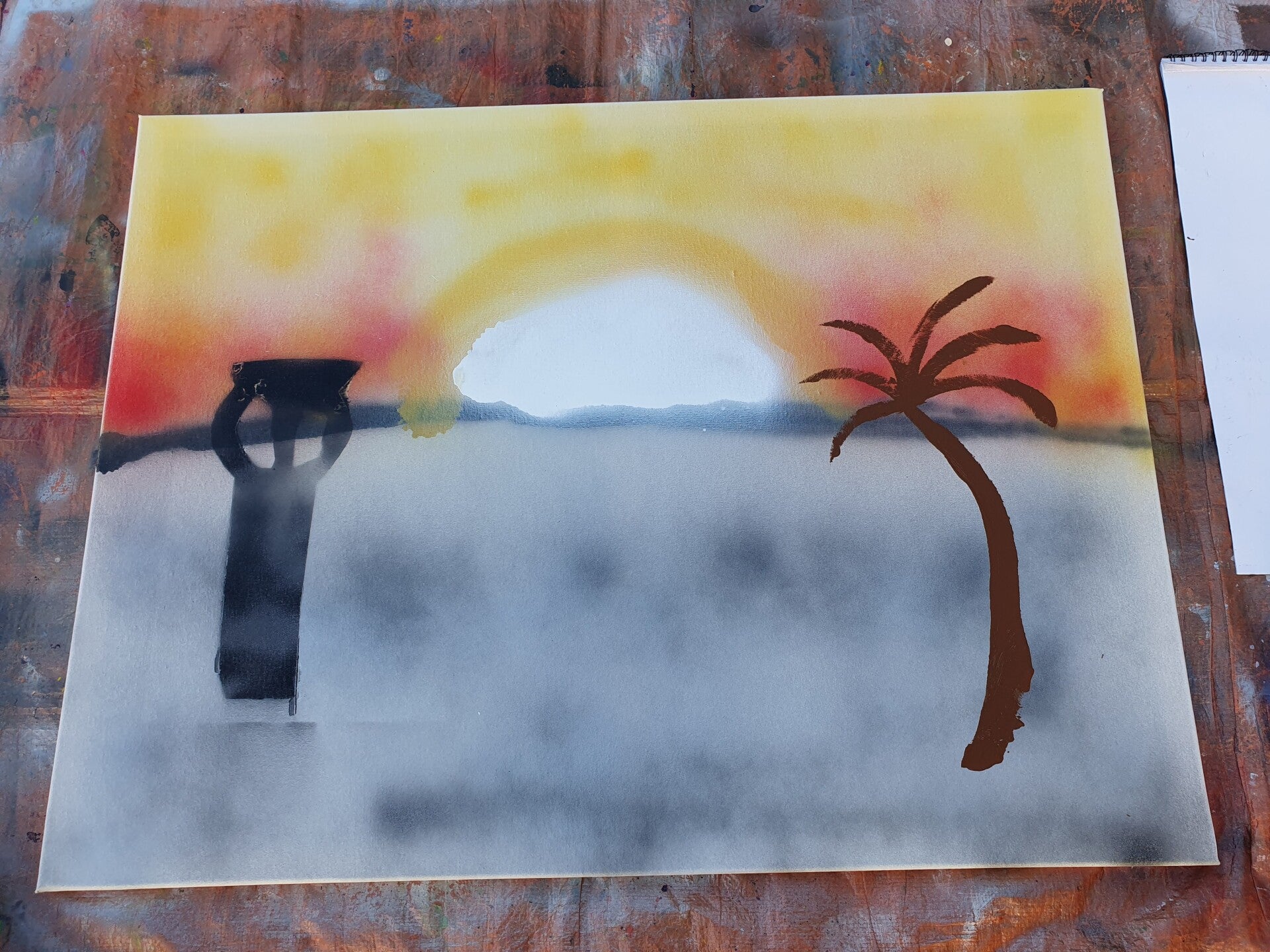 workshop graffiti modern schilderen, workshop, workshop Drenthe, workshops Drenthe, creatieve workshop, creatieve workshops, personeelsfeest Drenthe, creatief uitje Drenthe, uitje workshop mannen, uitje teambuilding, activiteiten grote groepen