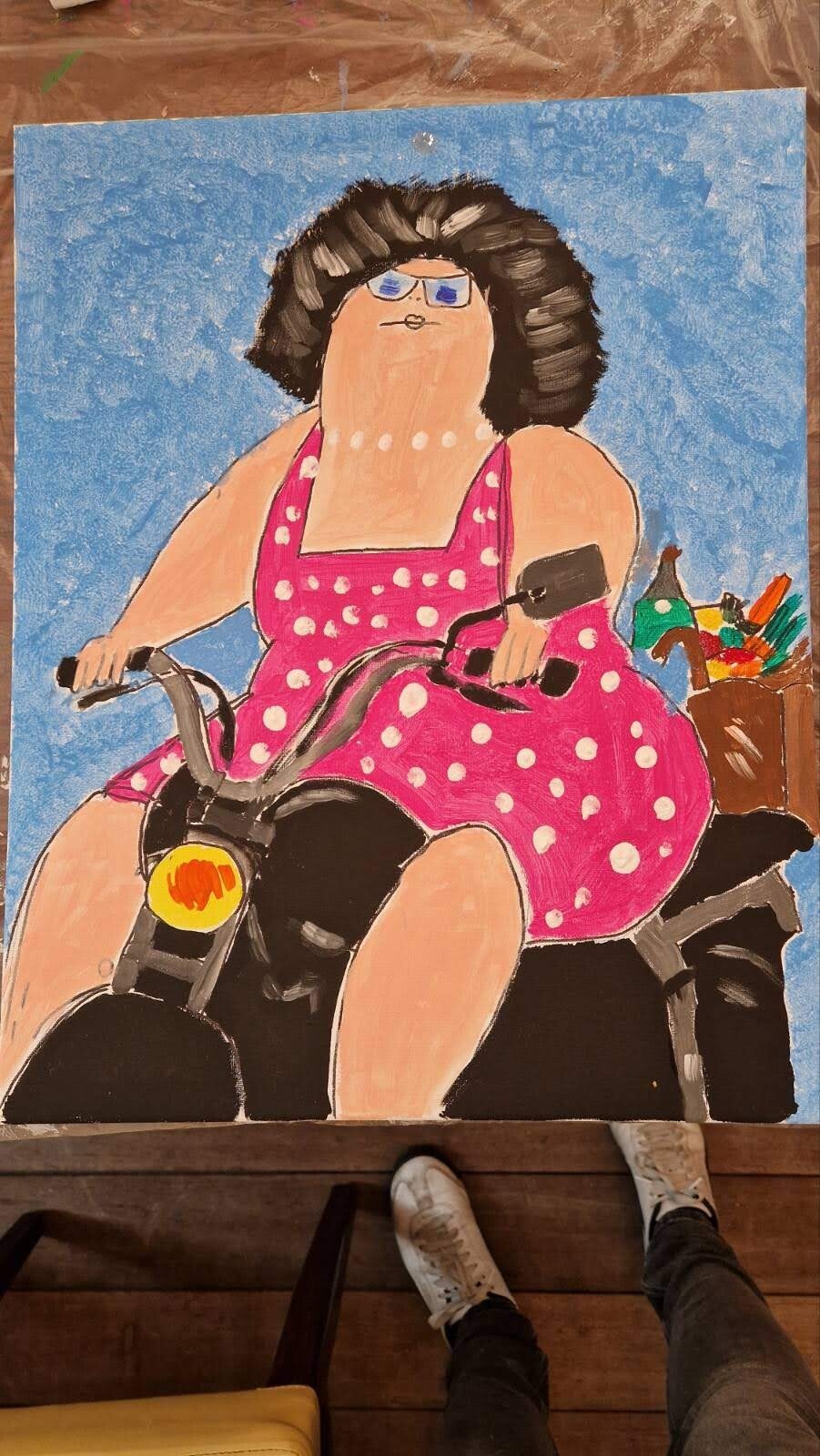 workshop dikke dames schilderen, workshop, workshop Drenthe, workshops Drenthe, creatieve workshop, creatieve workshops, personeelsfeest Drenthe, creatief uitje Drenthe, vriendinnenuitje, familiedag, workshop 1 persoon, activiteiten Drenthe