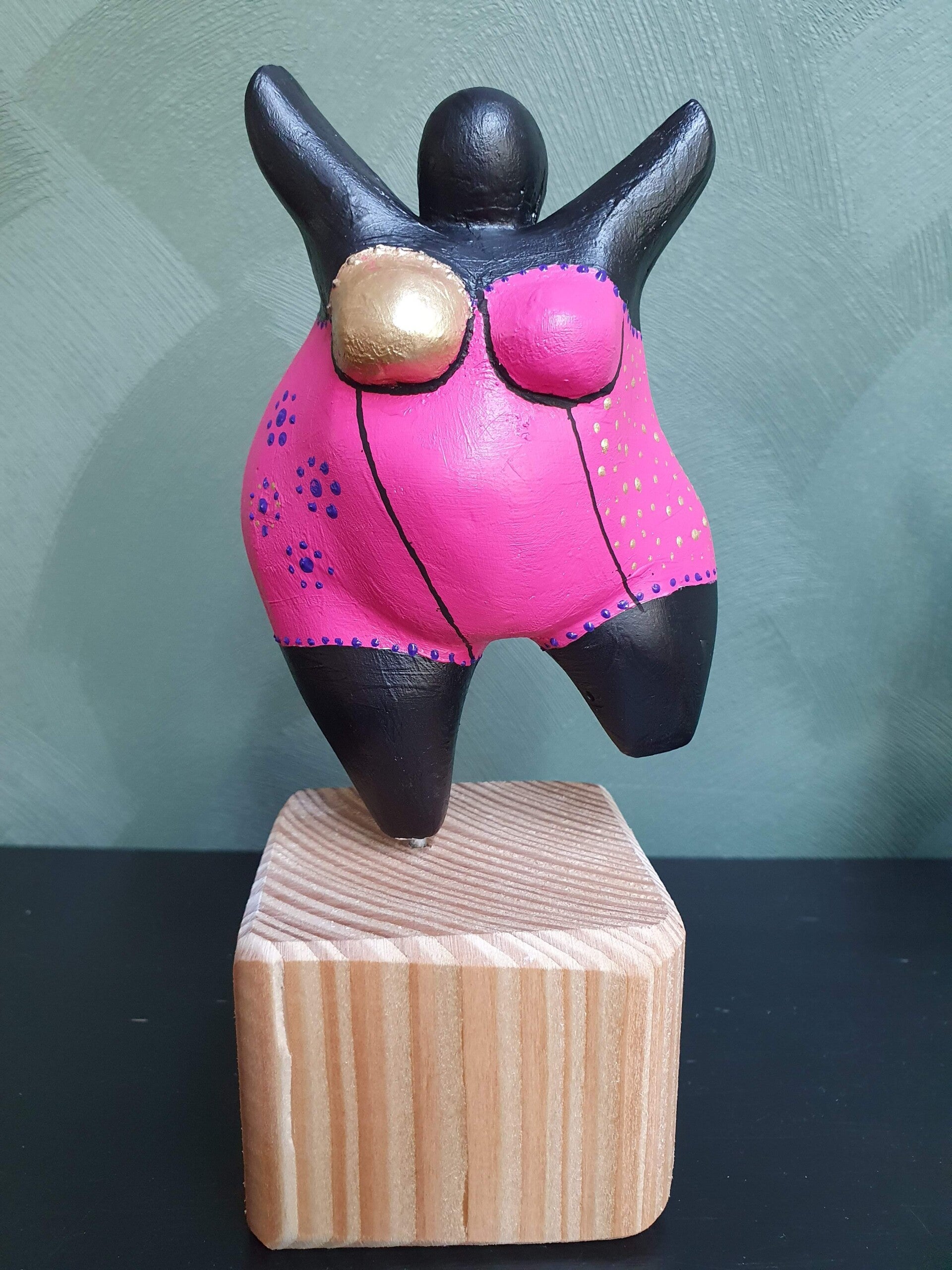 workshop beeldje dikke dame schilderen 