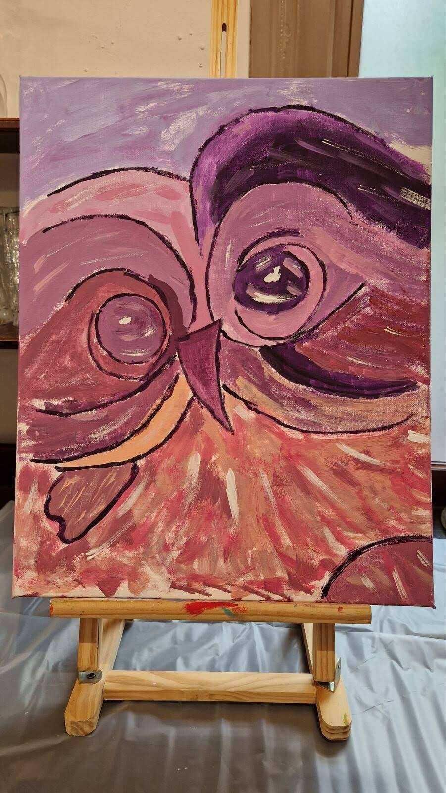 workshop het vrolijke schilderij schilderen, workshop, workshop Drenthe, workshops Drenthe, creatieve workshop, creatieve workshops, creatief uitje Drenthe, zussendag, activiteiten Drenthe, personeelsuitje, workshop koe schilderen