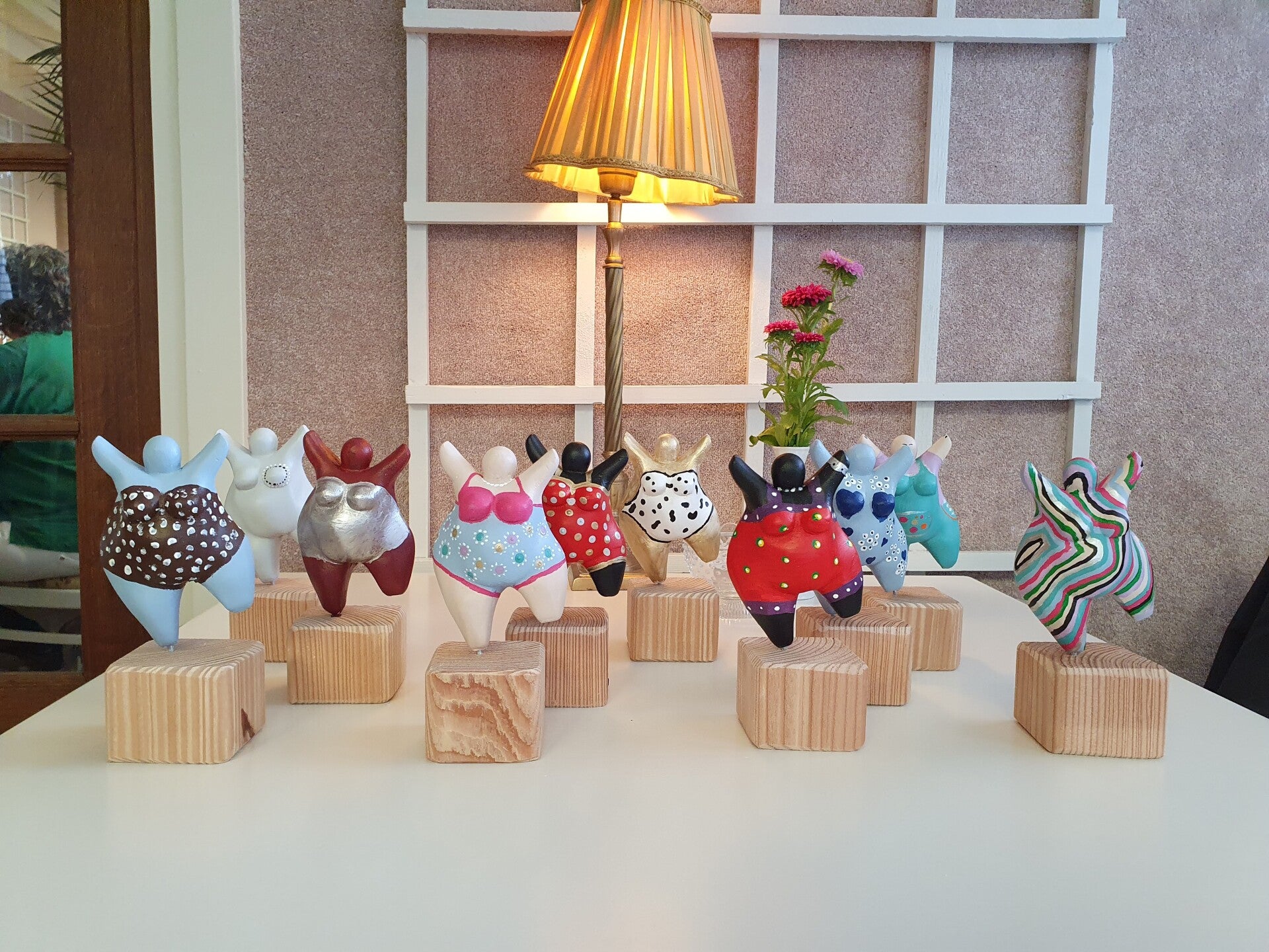 workshop beeldje dikke dame schilderen 