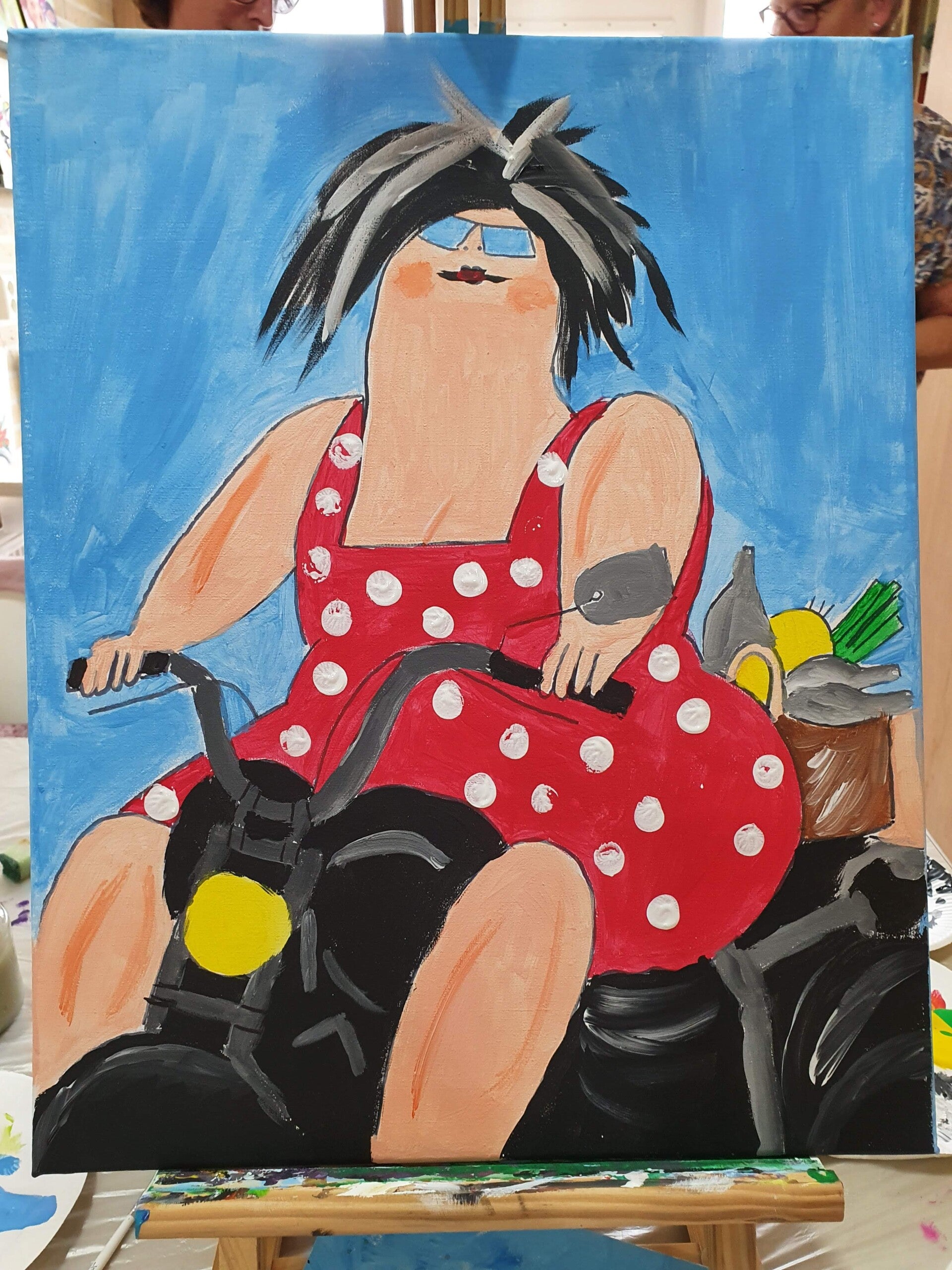 workshop het 'vrolijke' schilderij &amp; dikke dames schilderen 