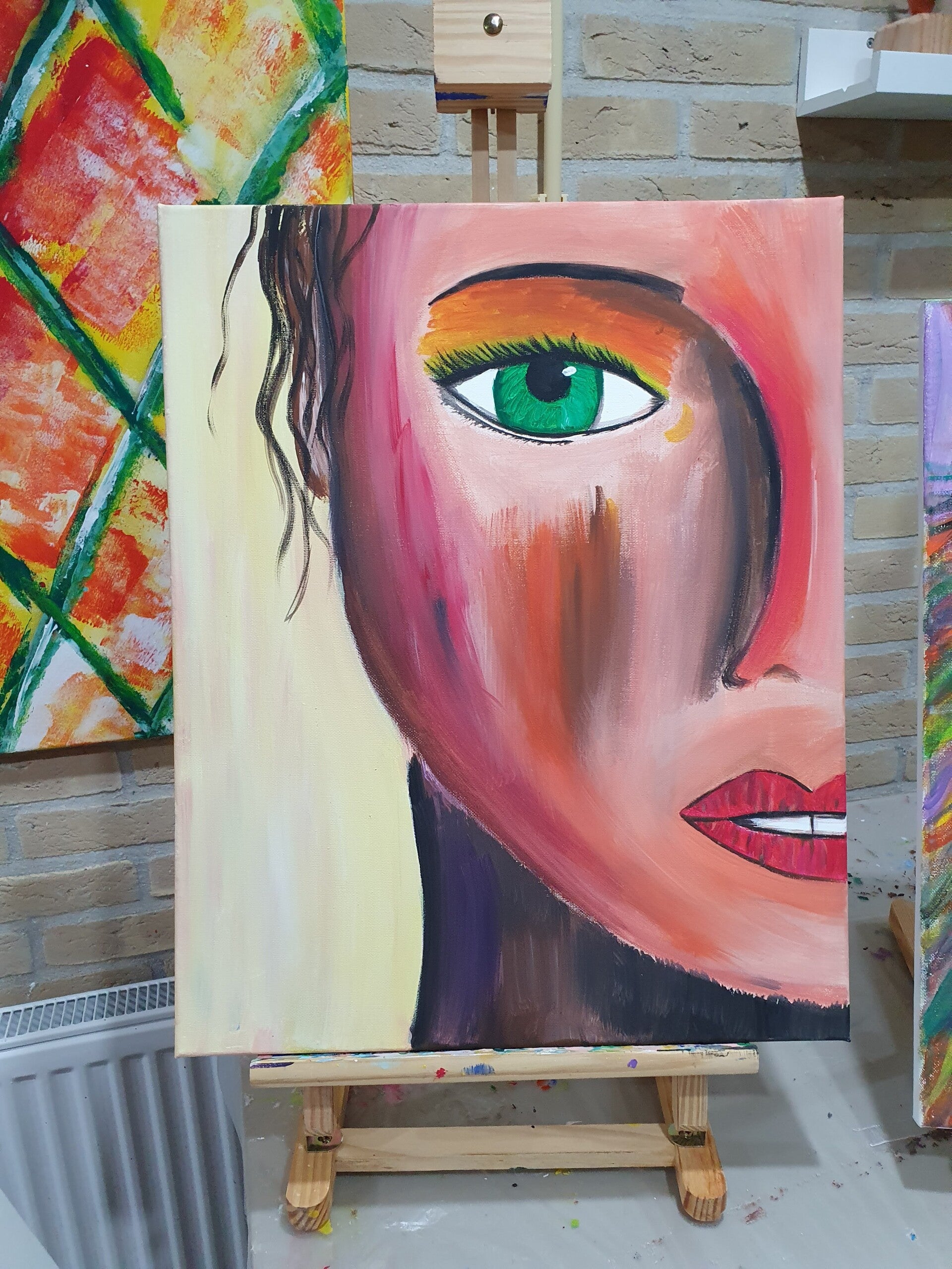 workshop het vrolijke schilderij schilderen, workshop, workshop Drenthe, workshops Drenthe, creatieve workshop, creatieve workshops, zussendag, activiteiten Drenthe, personeelsuitje, workshop koe schilderen, origineel bedrijfs uitje, bedrijfsfeest 