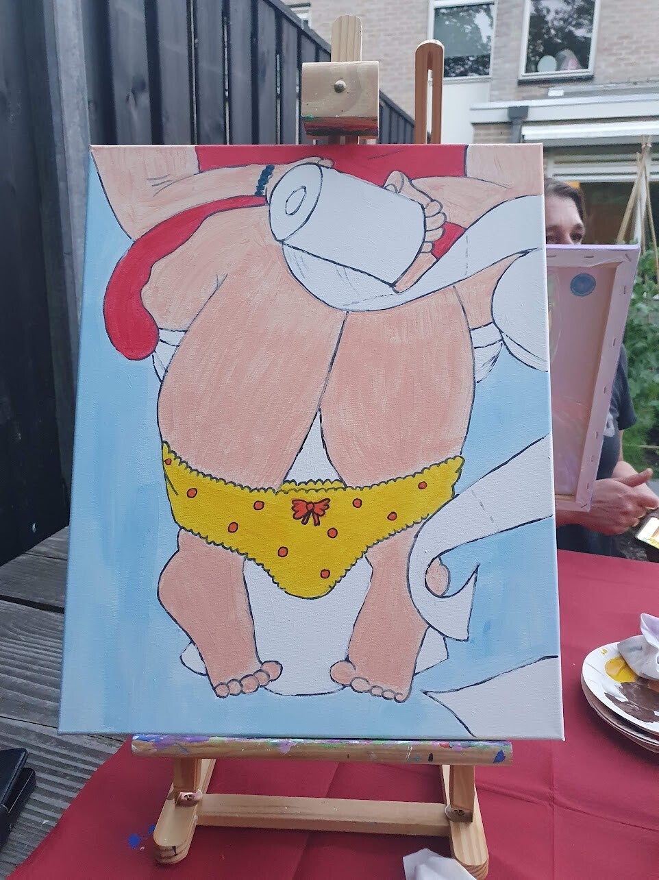 workshop dikke dames schilderen, workshop, workshop Drenthe, workshops Drenthe, creatieve workshop, creatieve workshops, personeelsfeest Drenthe, creatief uitje Drenthe, vriendinnenuitje, familiedag, workshop grote groep, activiteiten Drenthe