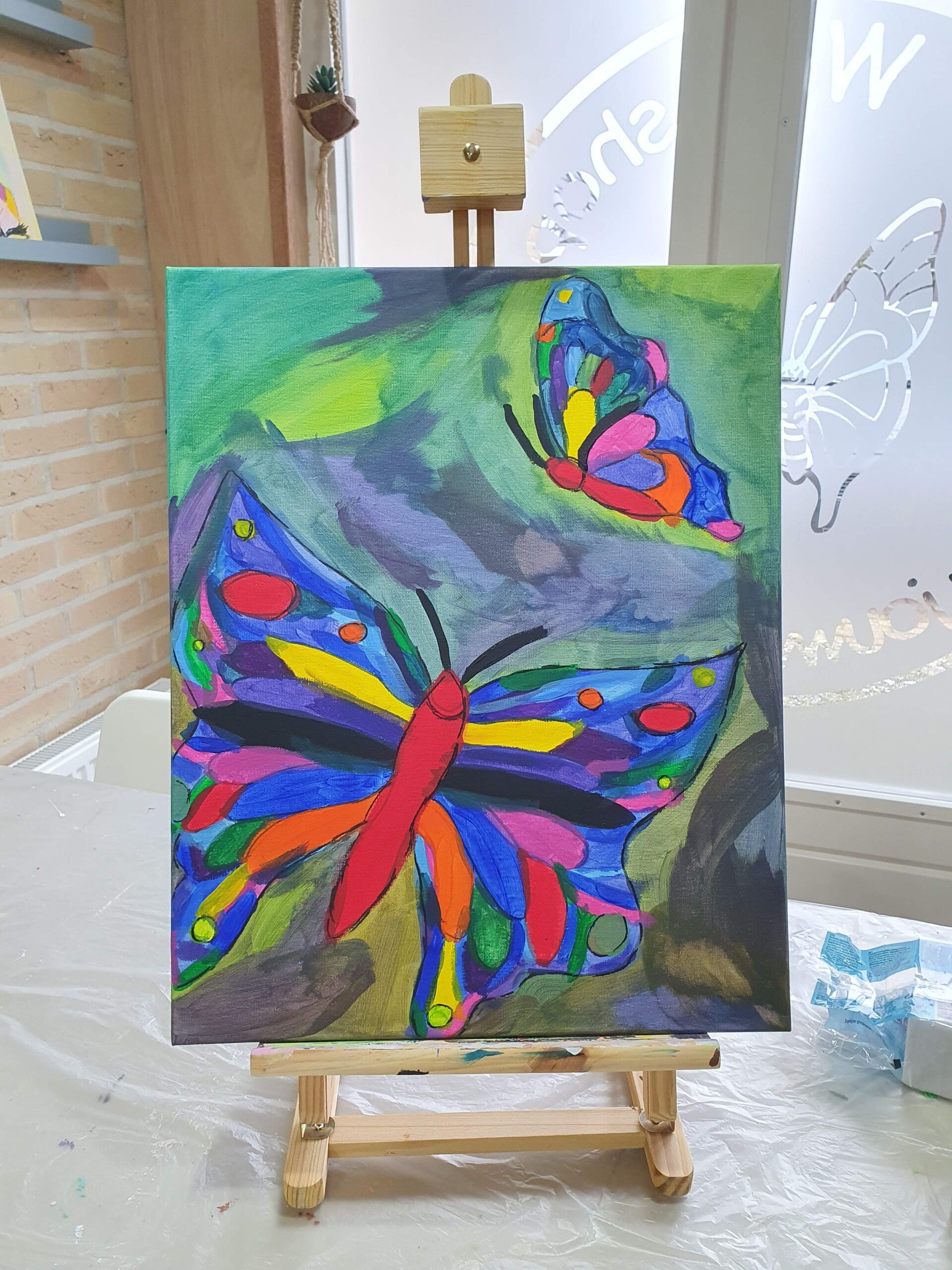 workshop het vrolijke schilderij schilderen, workshop, workshop Drenthe, workshops Drenthe, creatieve workshop, creatieve workshops, creatief uitje Drenthe, zussendag, activiteiten Drenthe, personeelsuitje, workshop koe schilderen