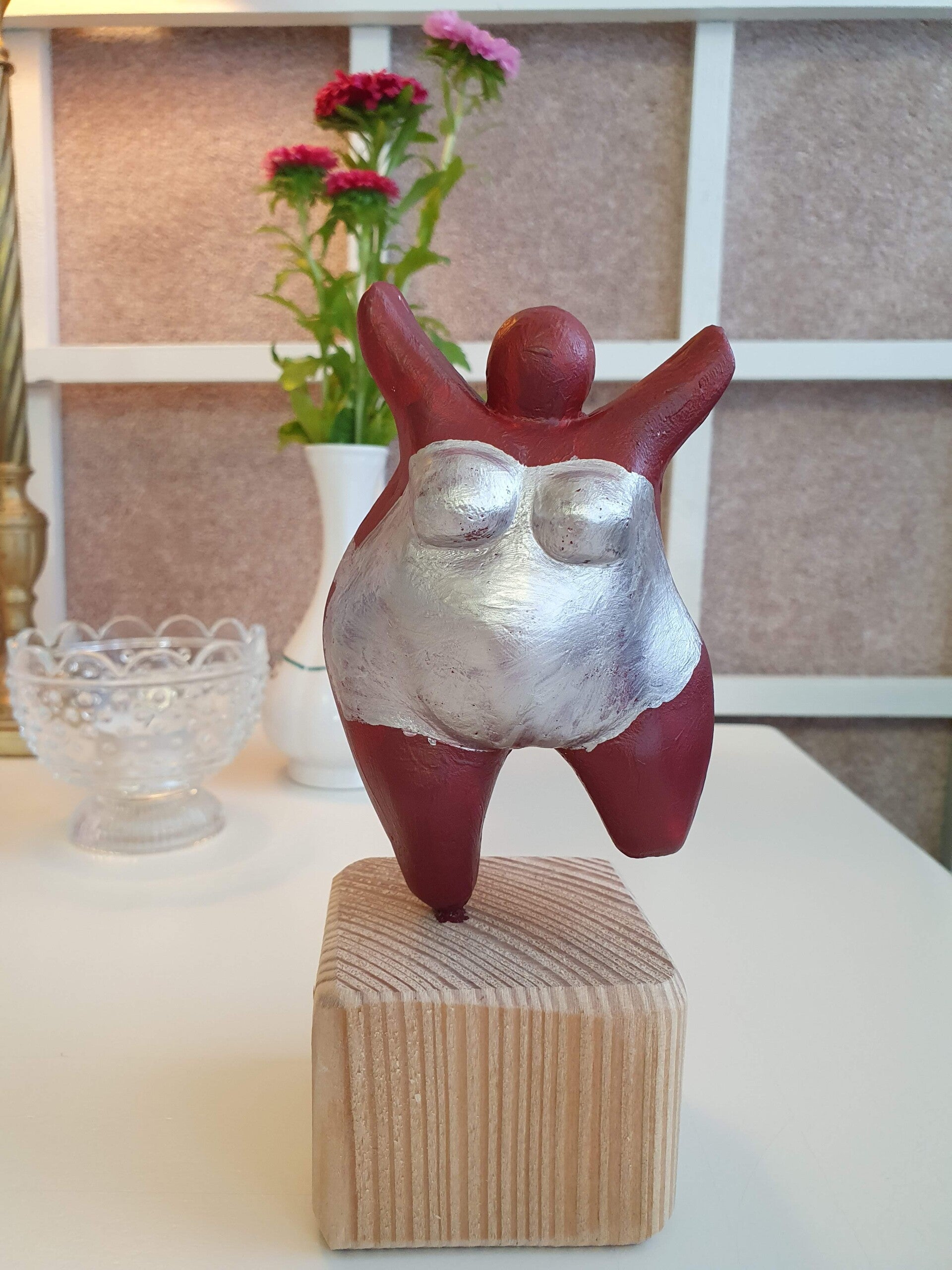 workshop beeldje dikke dame schilderen 