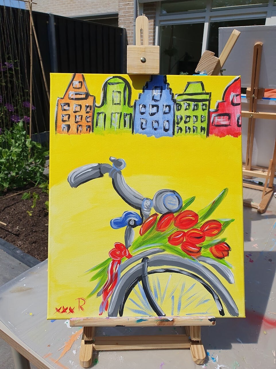 workshop het vrolijke schilderij schilderen, workshop, workshop Drenthe, workshops Drenthe, creatieve workshop, creatieve workshops, zussendag, activiteiten Drenthe, personeelsuitje, workshop koe schilderen, origineel bedrijfs uitje, bedrijfsfeest 