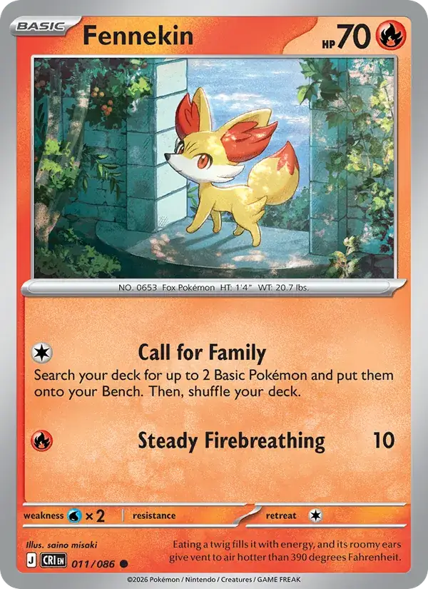 Fennekin 011/086