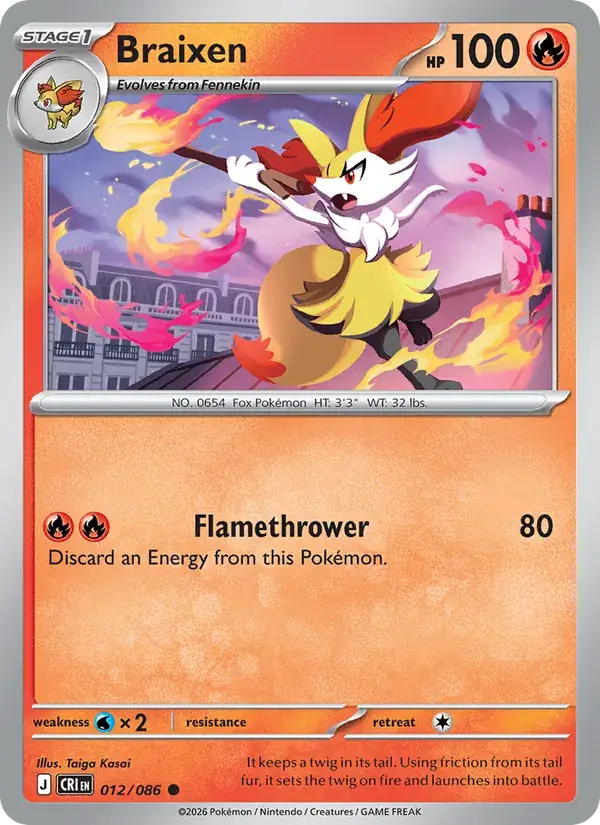 Braixen 012/086