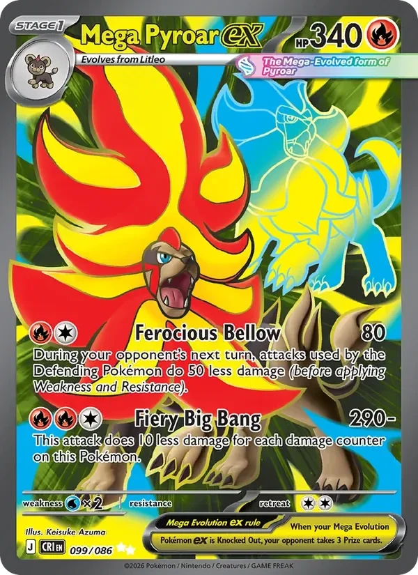 Mega Pyroar EX 099/086
