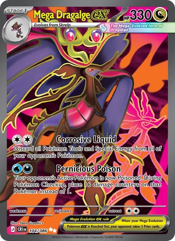 Mega Dragalge EX 104/086