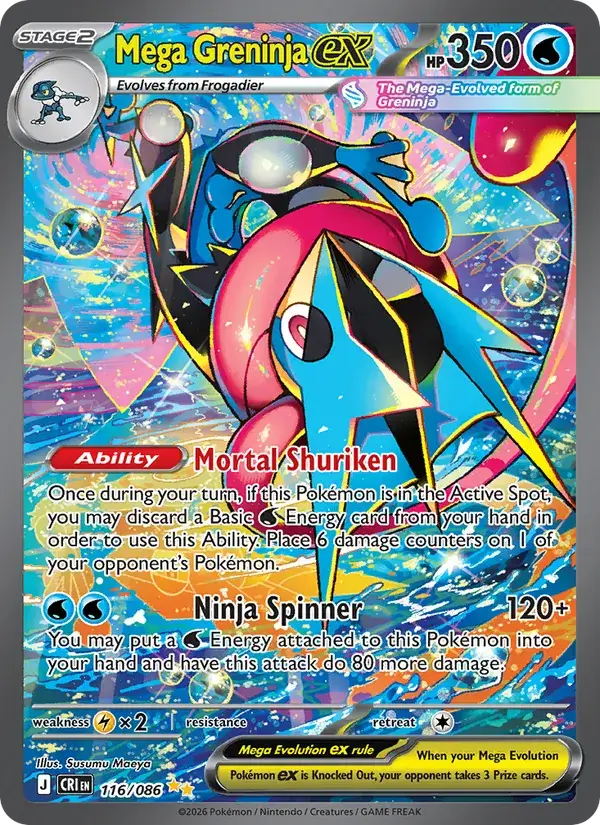 Mega Greninja EX 116/086