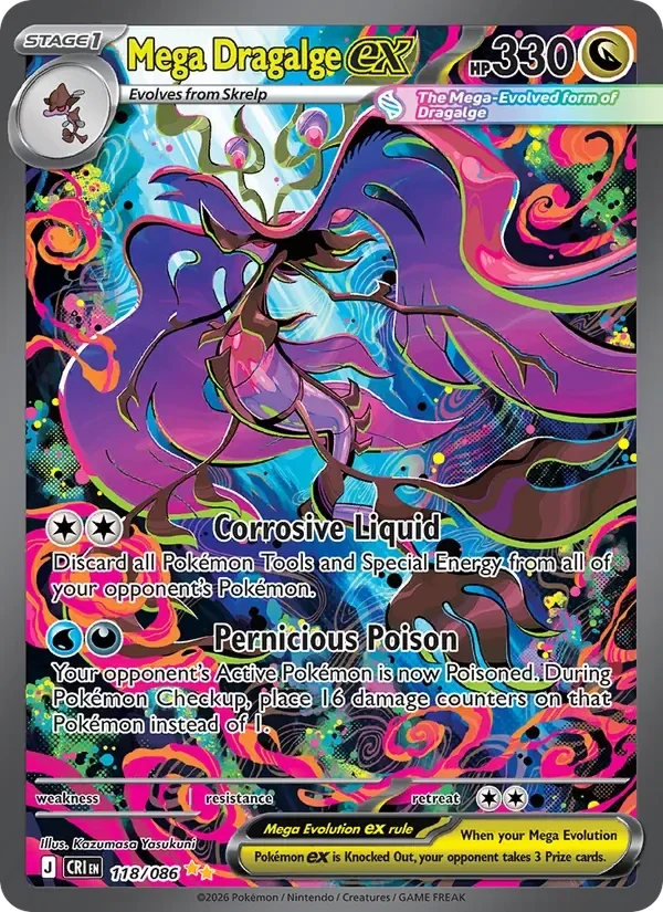 Mega Dragalge EX 118/086
