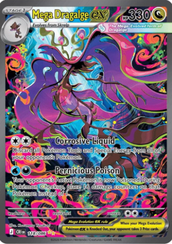 Mega Dragalge EX 118/086