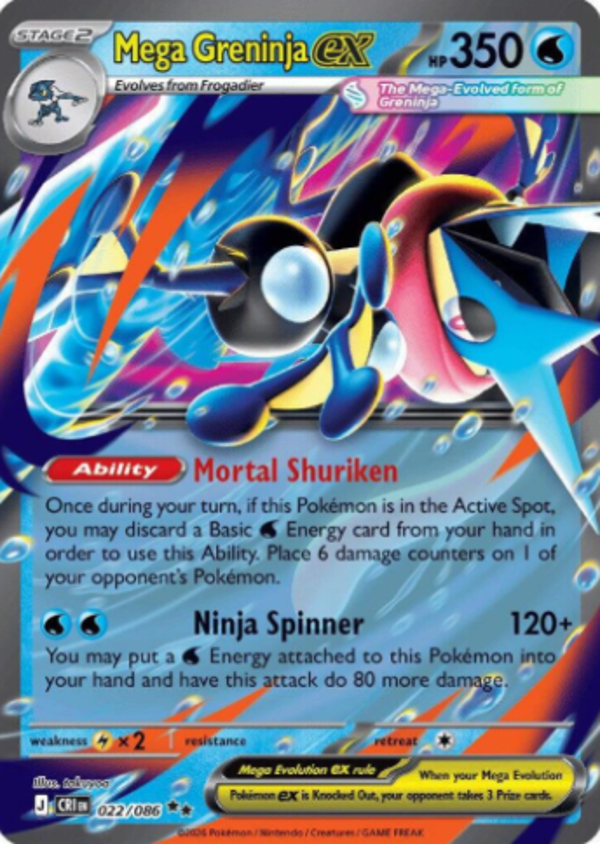 Mega Greninja EX 022/086