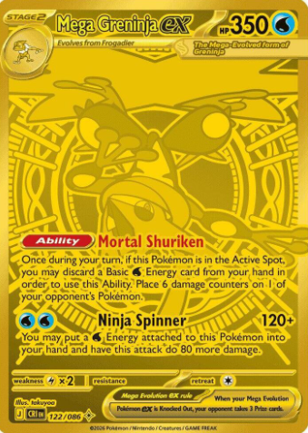 Mega Greninja EX 121/086