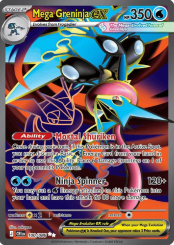 Mega Greninja EX 100/086