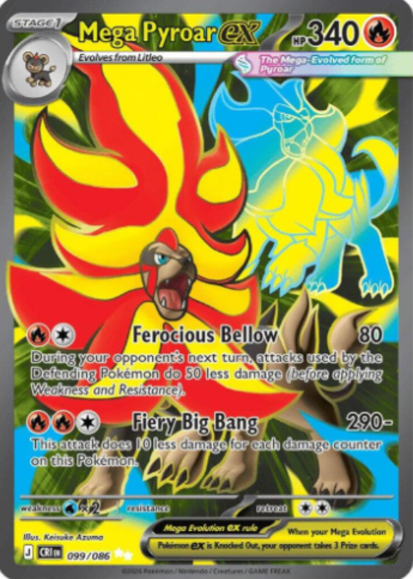 Mega Pyroar EX 099/086