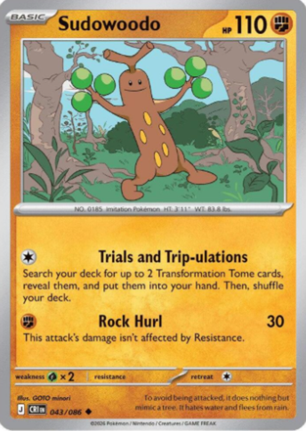 Sudowoodo 043/086