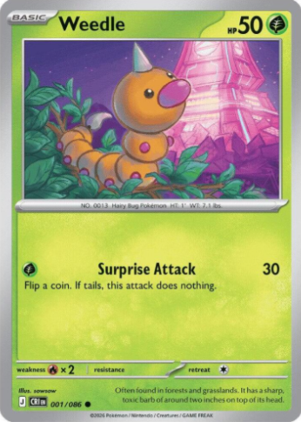 Weedle 001/86