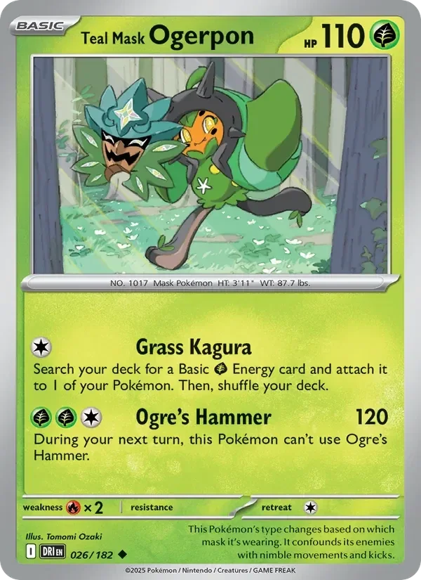 Teal Mask Ogerpon 026/182