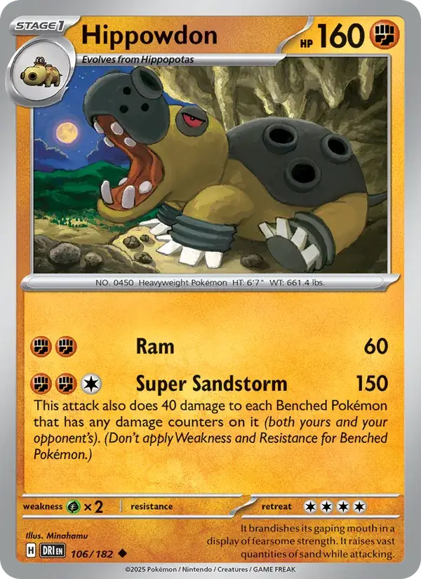 Hippowdon 106/182