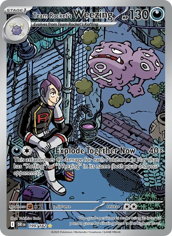 Team Rocket's Weezing 199/182