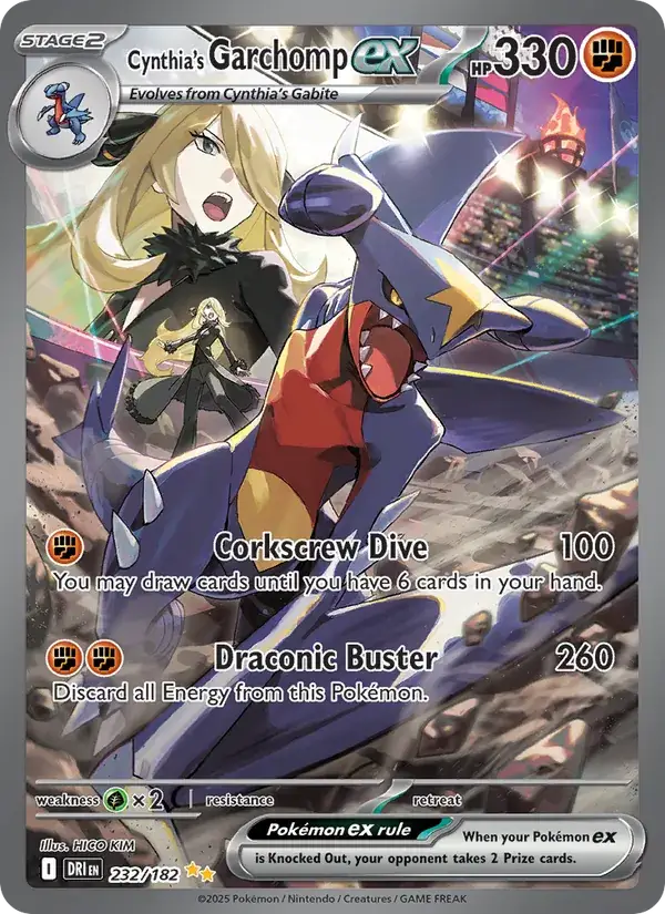 Cynthia's Garchomp EX 232/182
