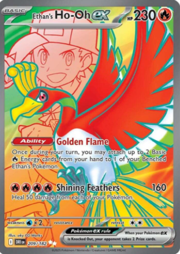 Ethan's Ho-Oh EX 209/182