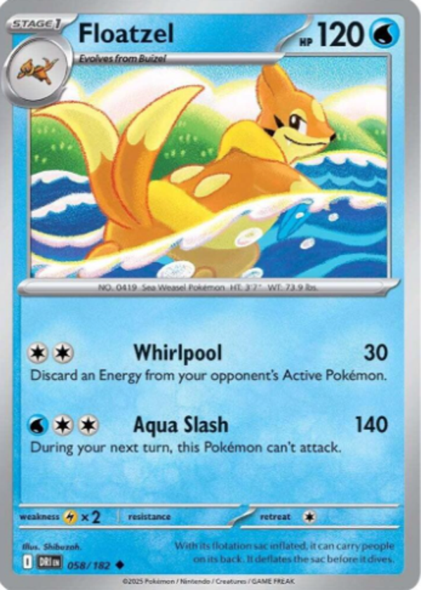 Floatzel 058/182