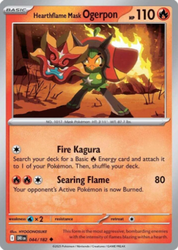 Hearthflame Mask Ogerpon 044/182