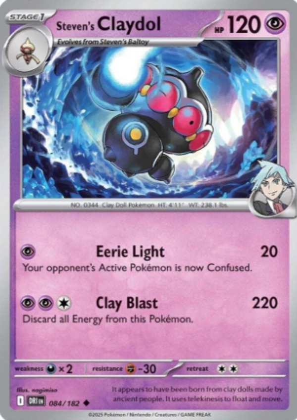 Steven's Claydol 084/182