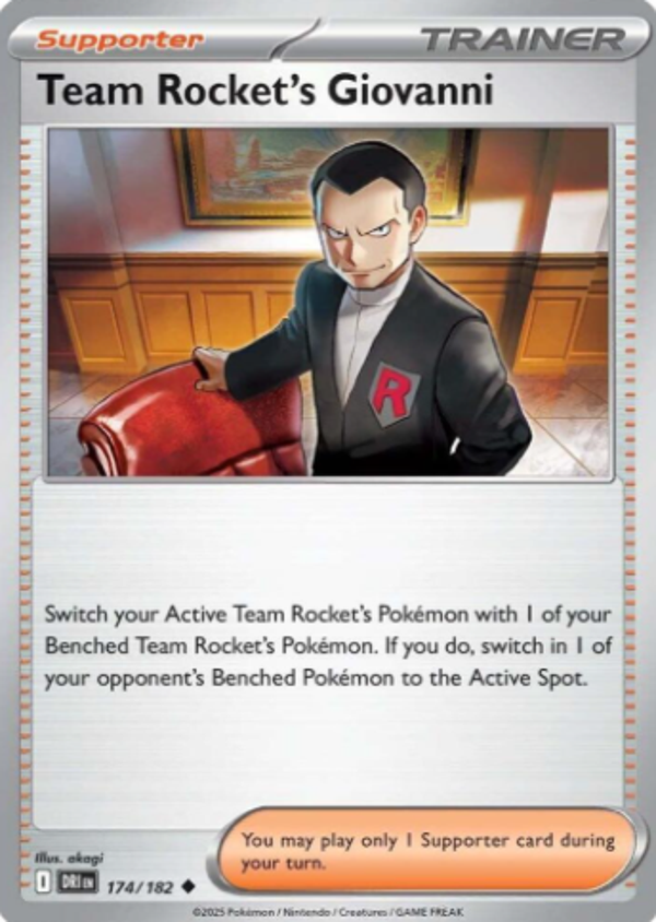 Team Rocket's Giovanni 174/182