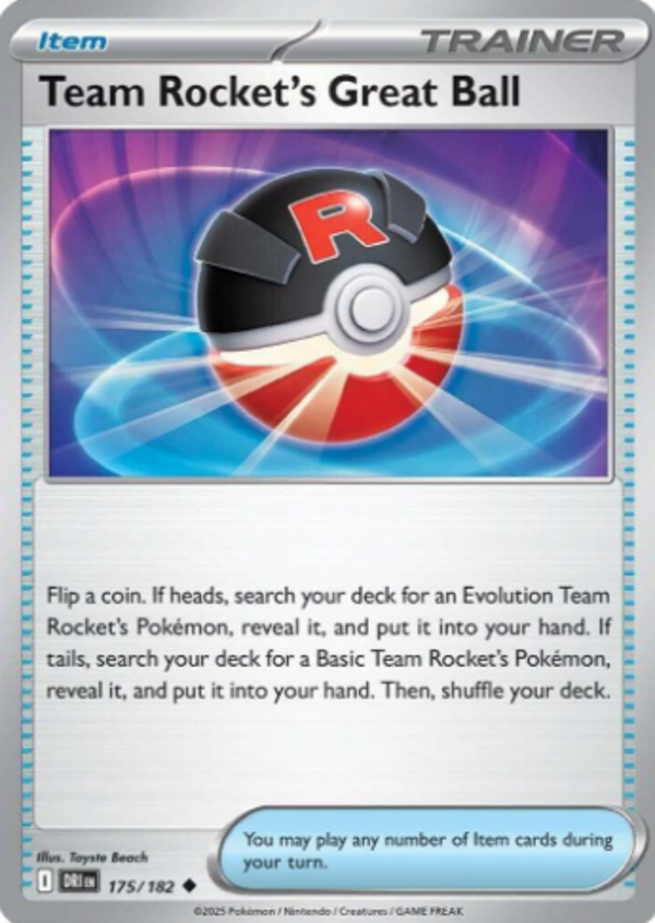 Team Rocket's Great Ball 175/182