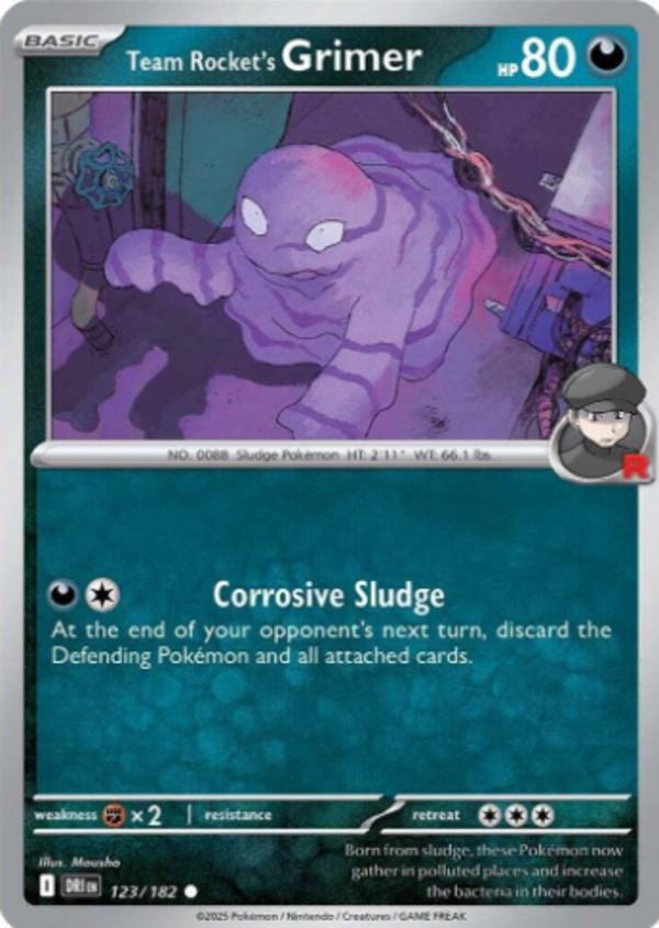 Team Rocket's Grimer 123/182
