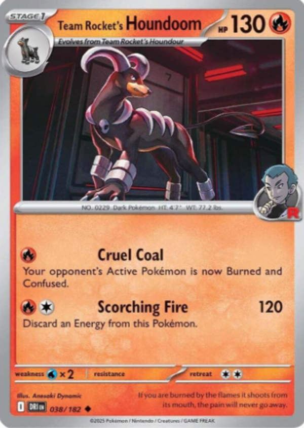 Team Rocket's Houndoom 038/182