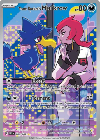 Team Rocket's Murkrow 200/182