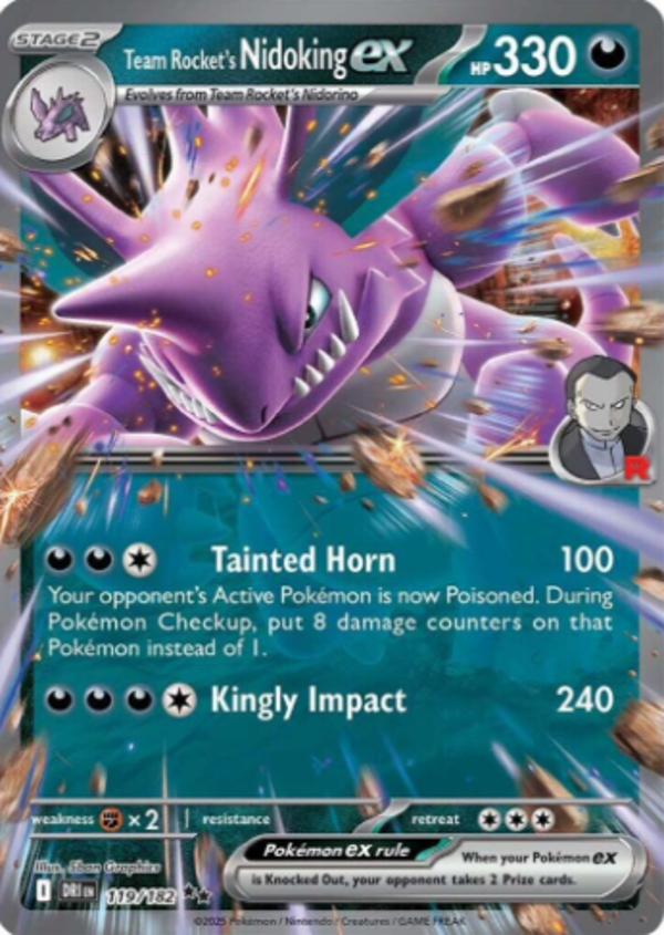 Team Rocket's Nidoking 119/182
