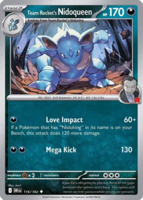 Team Rocket's Nidoqueen 116/182