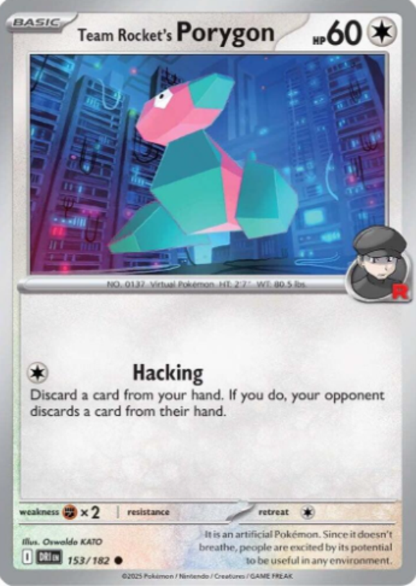 Team Rocket's Porygon 153/182