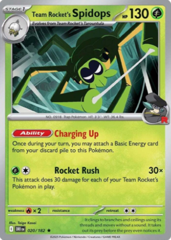 Team Rocket's Spidops 020/182